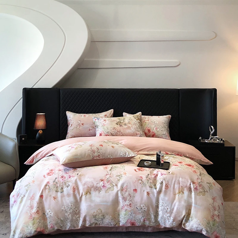 

Svetanya Print Egyptian Cotton Bedding Sets Ru Queen King Size Bed Linens Pillowcase Sheet Duvet Cover Set