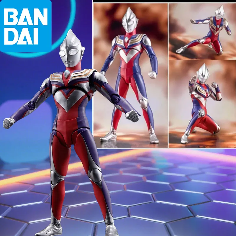 Figurki akcji Bandai SHF Ultraman, animowane modele figurek, metody prawdziwego rzeźbienia w kości / kolekcjonerskie ozdoby i dekoracje.