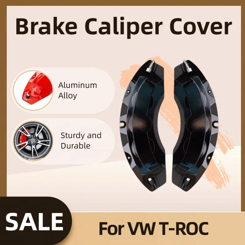 2018-2021 For Volkswagen T-ROC 1.4T Car Brake Caliper Cover Aluminum Alloy Front Rear Wheel Modification Exterior Fit