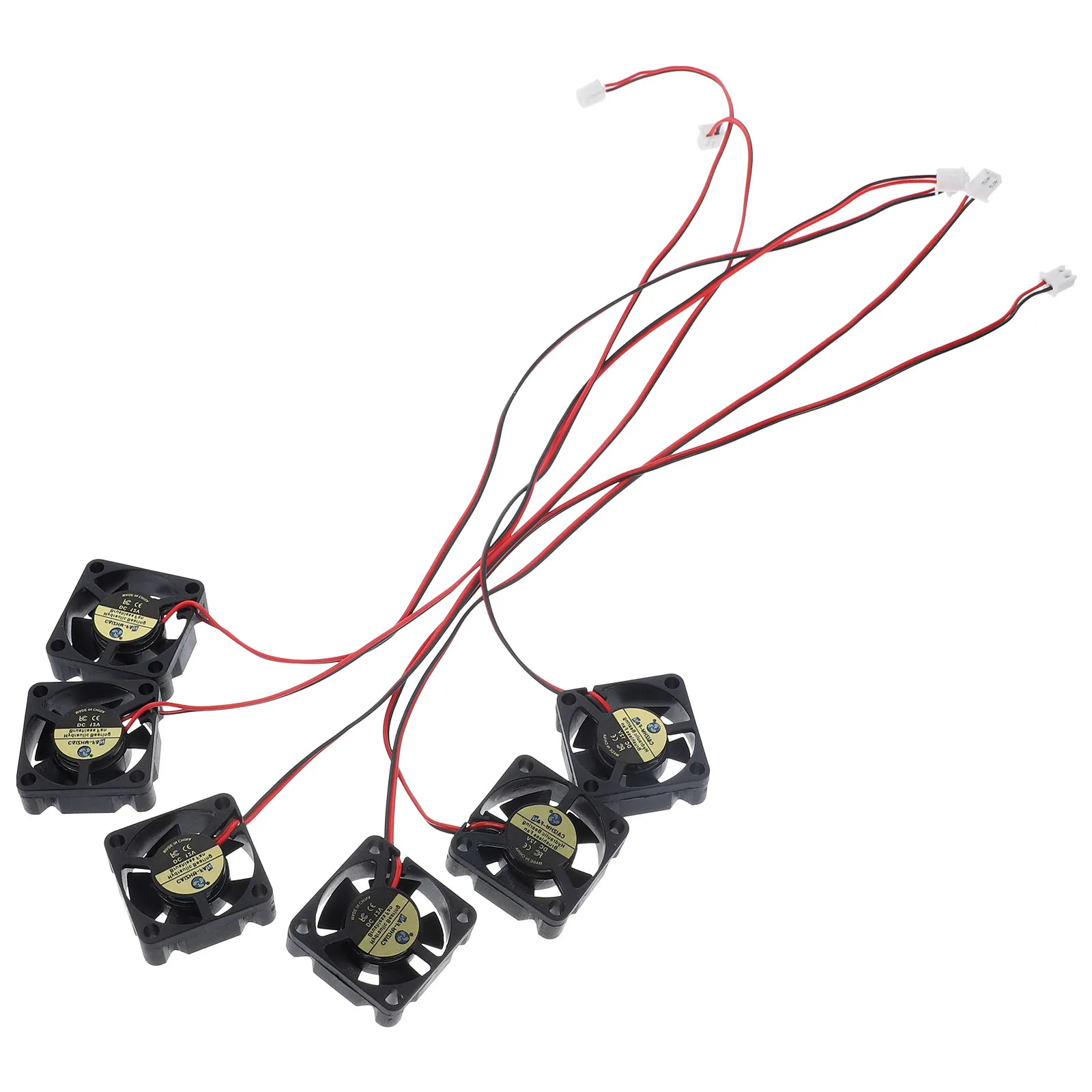 

6Pcs Abs Plus Aluminum 3D Printer Cooling Fan Dc 12V Quiet Fast Airflow Mini Blower For Small Electronics Printer Accessories