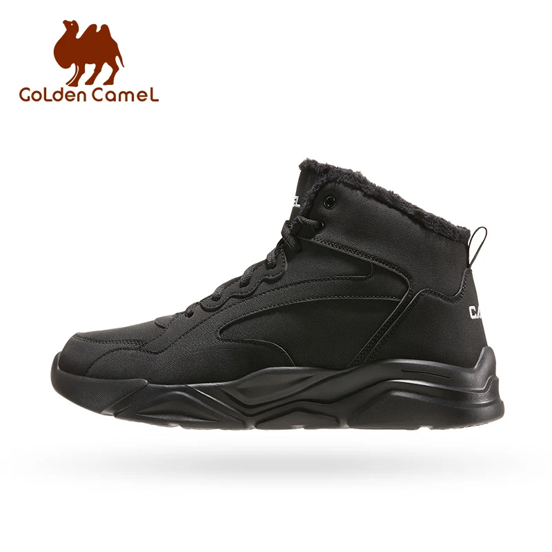 

GOLDEN CAMEL Outdoor Hiking Shoes Plus Velvet Warm Casual Men's Sneakers Mid-top Winter Leather Shoes for Men Waterproof 2023