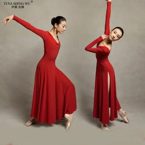 Salón vals danza moderna Ballet danza vestidos de competición ropa de Ballet estándar vestido de Tango mujer adulto baile de salón