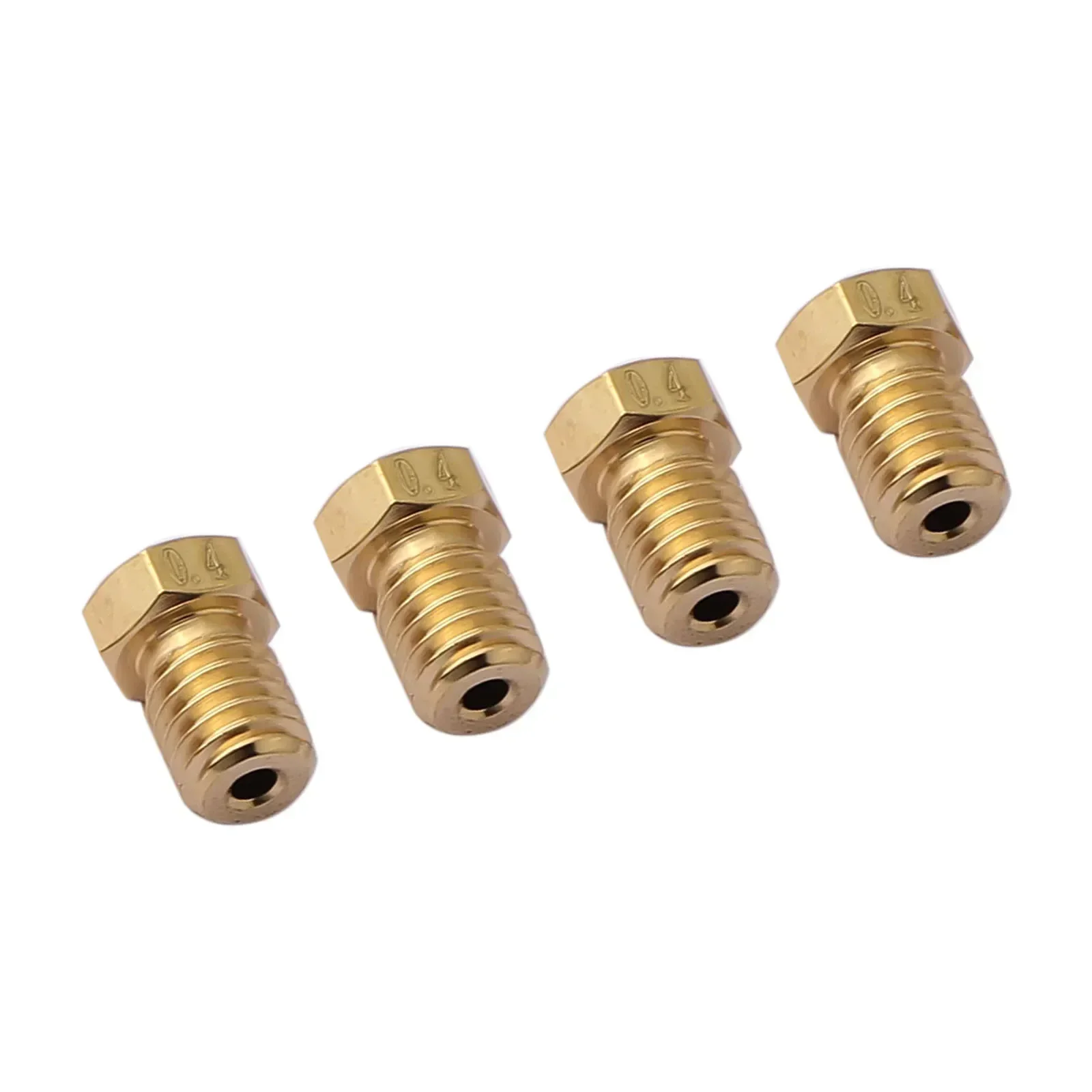 Set Of 4 Brass Nozzles For I3 Or-S 3D Printers Household Cleaning Tools For Printer Mechan