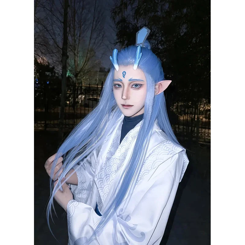 DY20Movie 네자 악마의 탄생 코스프레 영화 네자 2 아오빙 의상 가발 헤드웨어 한복 카니발 파티 무대 고대 왕자