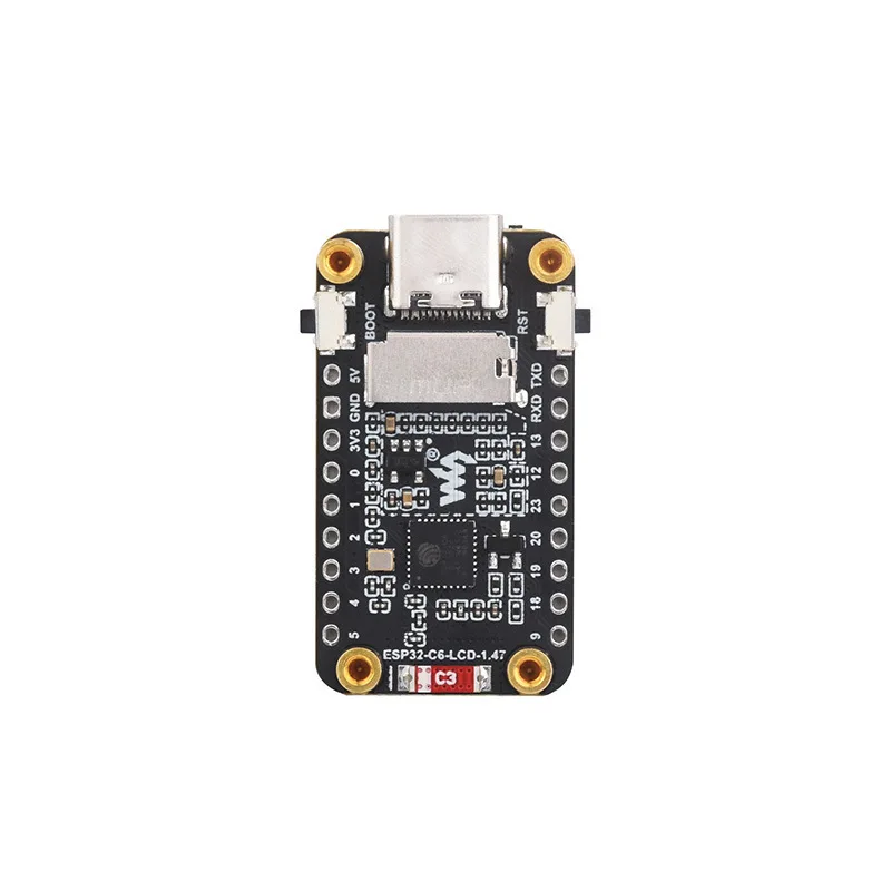 Carte de développement LCD 1,47 pouce ESP32-C6, écran 262k couleurs avec RGB, prend en charge Wifi6 et Bluetooth 5
