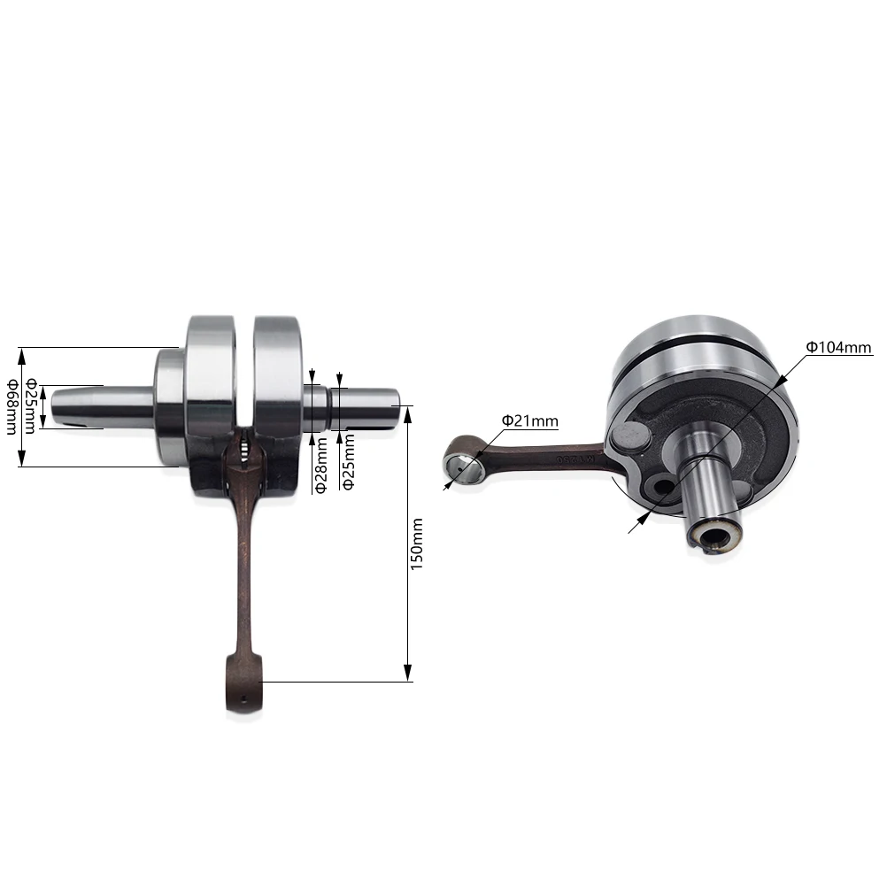 دراجة نارية العمود المرفقي ربط قضيب الجمعية مع تحمل لياماها DT230 Loncin MT250 KEWS GPX TSE250R HJ250H 2 السكتة الدماغية المحرك