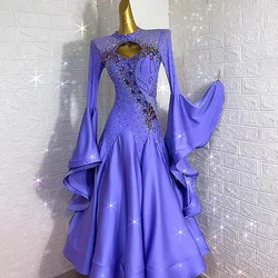 Ballroom Dance Dress Costume Modern Competition Waltz Tango Ballroom Dance Dress Standard Girls Women Dance Dress