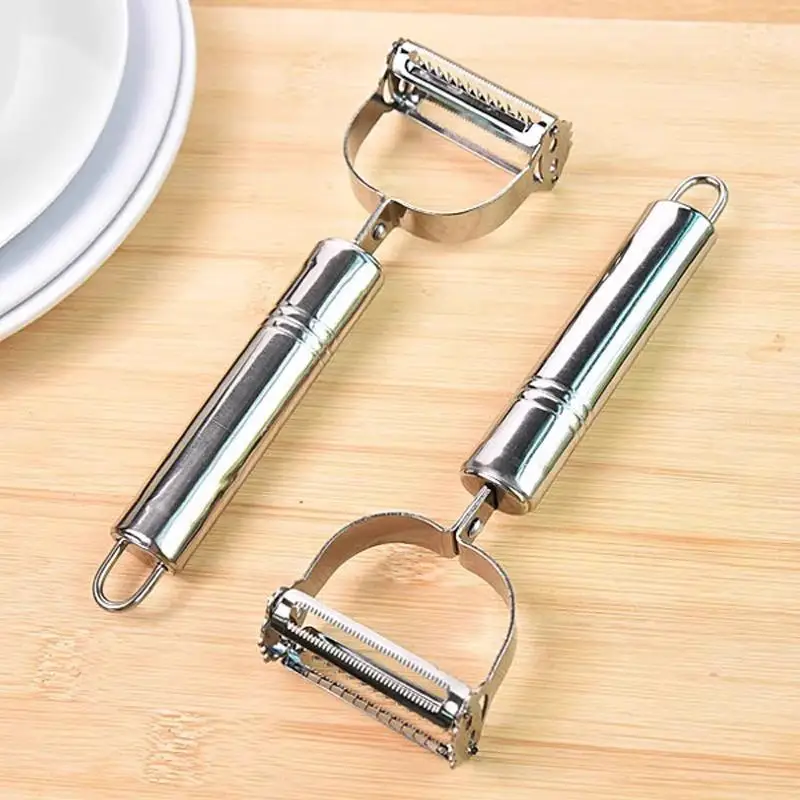 【HG】1/5Pcs Vegetable Slicer 2in1 Stainless Steel Potato Cucumber Carrot Grater Peeler Vegetables Fruit Peeler Kitchen Tool