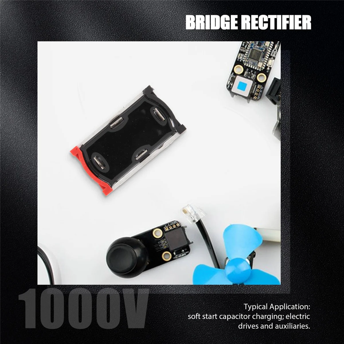 Diodo rectificador de puente disipador térmico de aluminio 75A 1000V