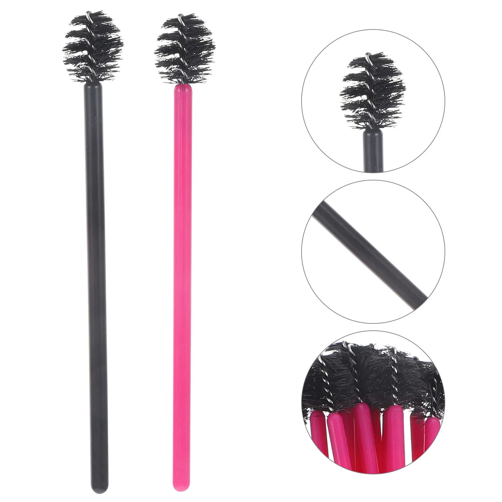 Ensemble de pinceaux à cils jetables, 100 pièces, baguettes de Mascara pour sourcils et cils, taille compacte, idéal pour les voyages, usage quotidien, maquillage