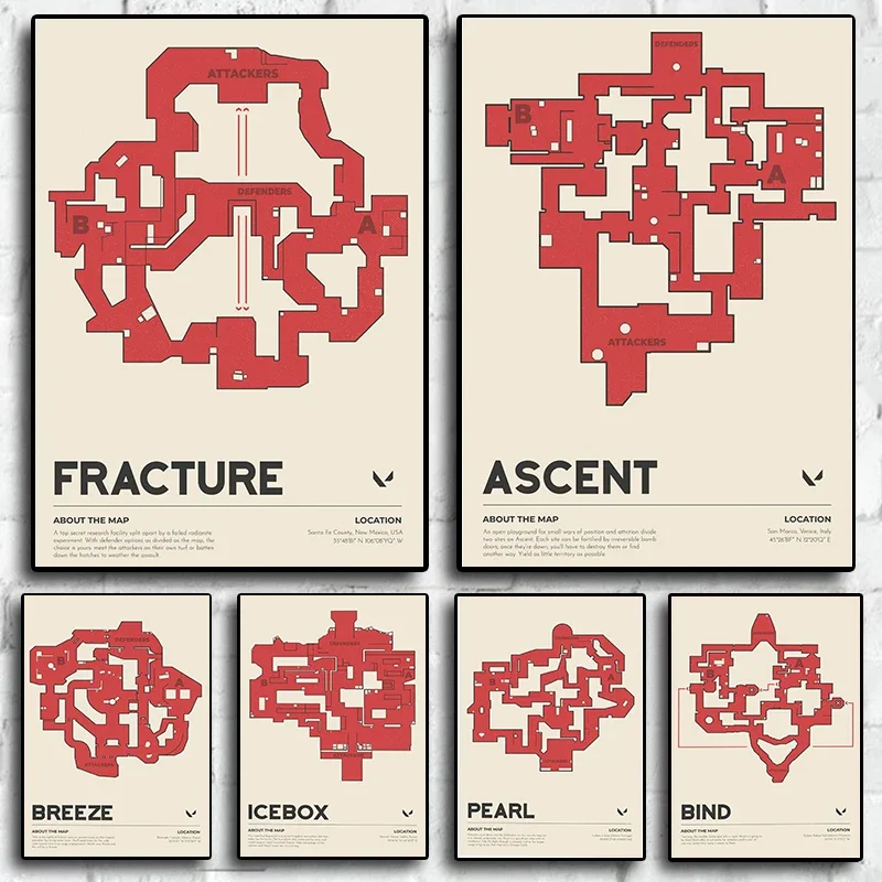ريترو 2023 الساخن لعبة الشجاعة خريطة الجدار ملصق فني جماليات مجموعة لقماش طباعة ديكور المنزل غرفة الألعاب الديكور Esports ألعاب
