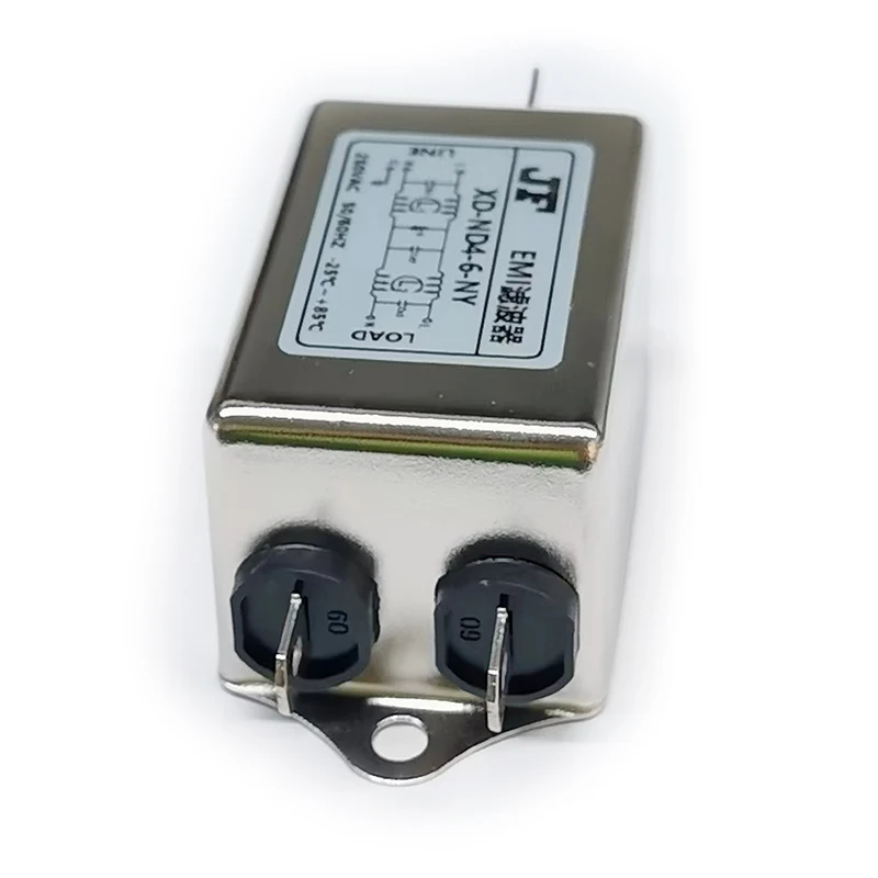 XD-ND4-6 /-NY Wore at 50Hz ~ 10MHz Suppression Electronic Interference Power Noise EMI Filter 6A 250V