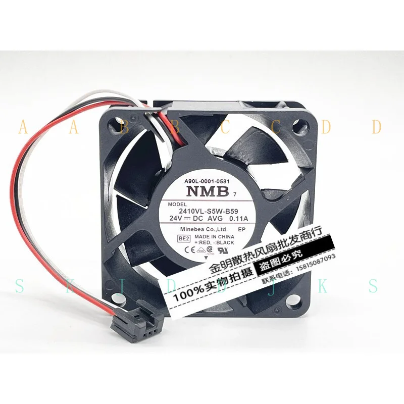 

M for NMB A90L-0001-0581 2410VL-S5W-B59 24V Fanuc system cooling fan.
