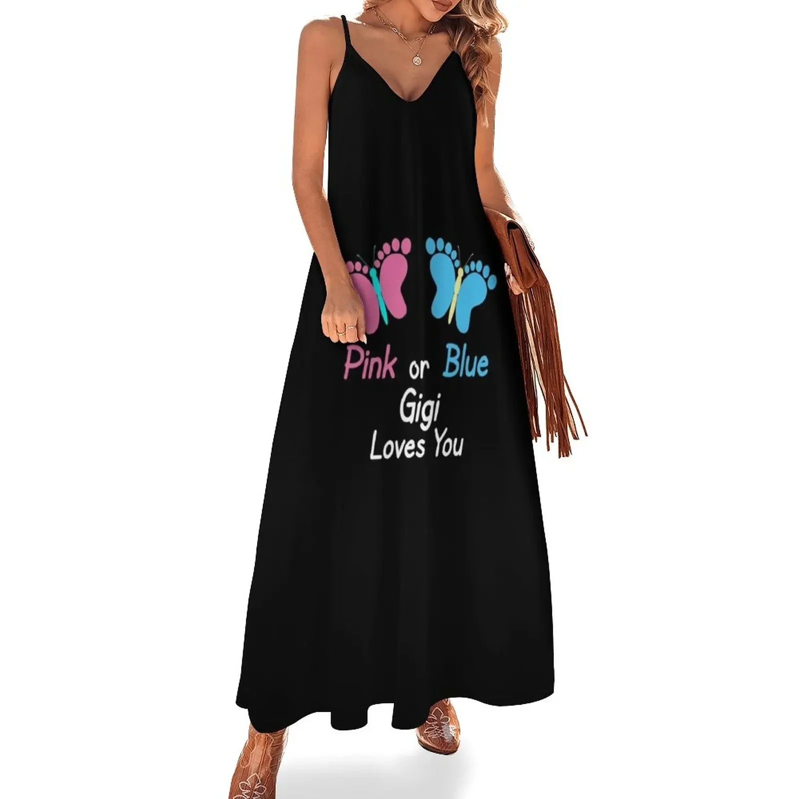 

Gender Reveal Gigi Butterflies Sleeveless Dress Dress women long dress women festival outfit women Bride dresses