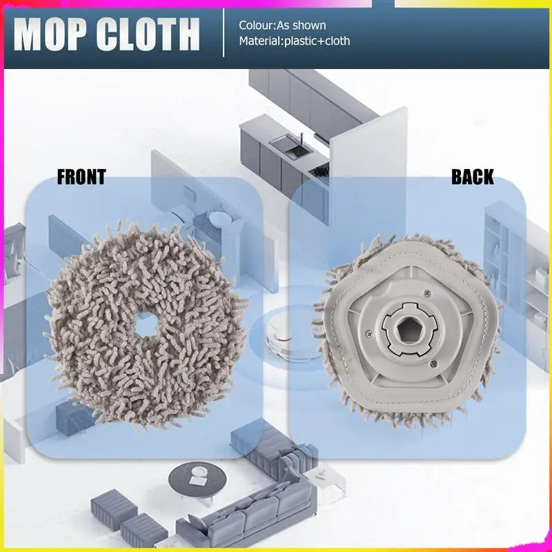 M04K 2 шт. тряпка для швабры для Xiaomi Dreame Bot W10, подметальный робот-пылесос, аксессуары, запасные части