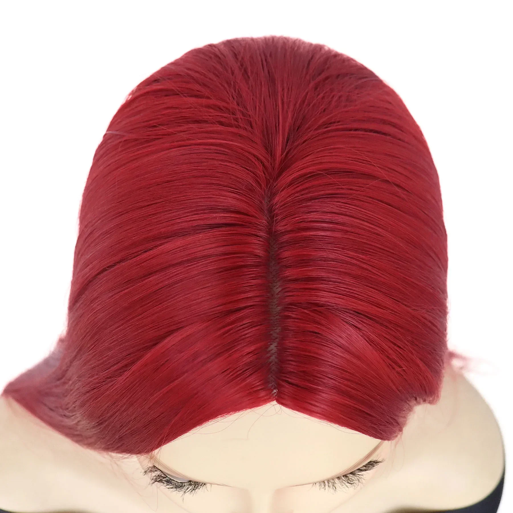 Long Red Wigs for Women Synthetic Hair Hot Red Straight Wig with Side Bangs Silky Hairstyles Wig Cosplay Drag Queen Hairstyles