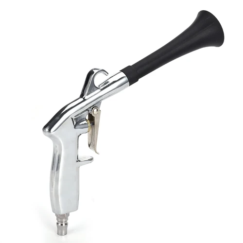 Imagen 2 del producto Pistola de limpieza de coche, pistola de soplado de aire de alta presión con 2 boquillas, detalles de coche, lavado en seco, herramientas profesionales de limpieza Interior de coche