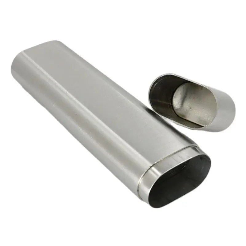 Portable Stainless Steel Cigar Case, Storage Tube, Travel, Metal, Tobacco, Humidor, Smoking Accessories, 1Pc