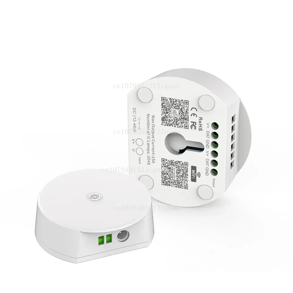 

12 В 48 В Smart WiFi Приложение Беспроводной пульт дистанционного управления Голосовое управление RGB RGBW SPI с кнопкой сброса