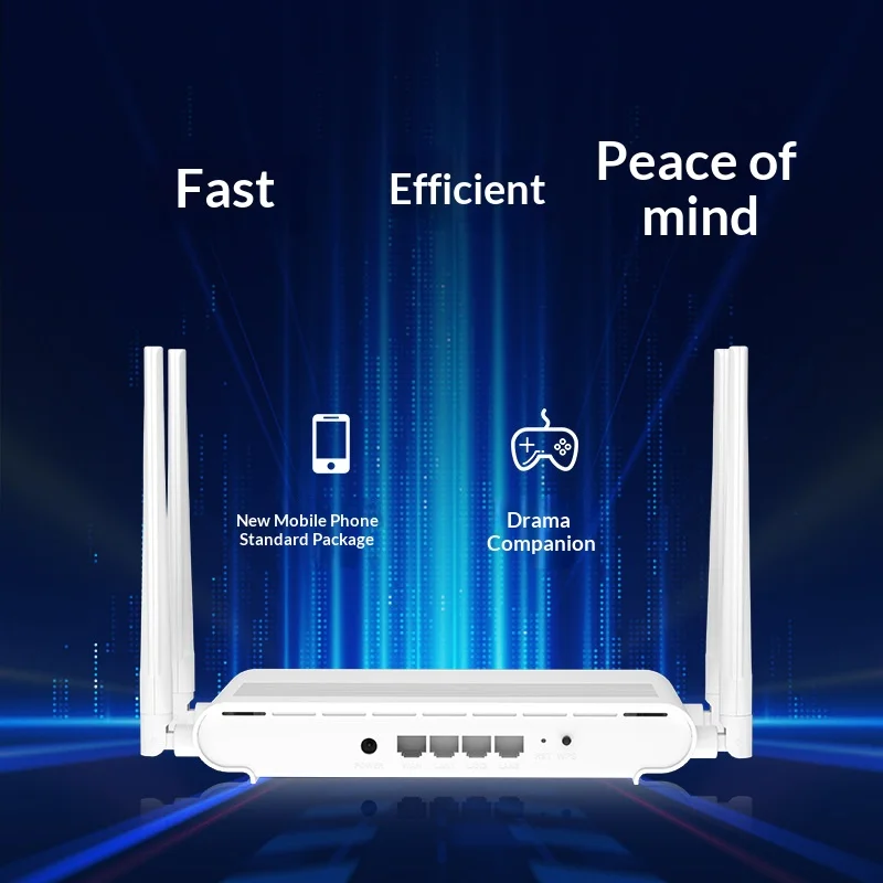 

2026 New Gigabit WIFI6 1800M Router High-speed Through Wall 2.4G 5G Dual Band Full Network Router for Office and Home Wireless