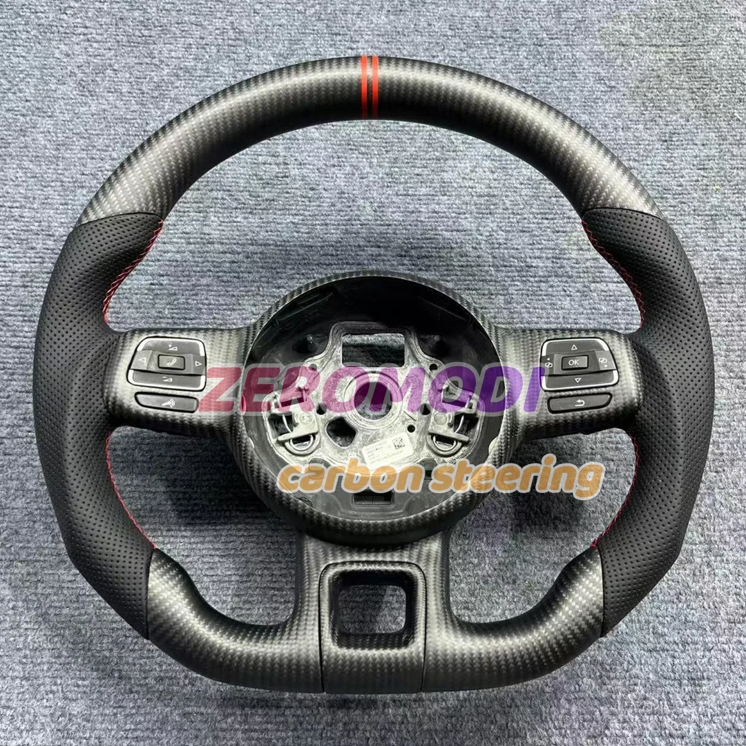 Real Carbon Fiber Steering Wheel Sport Style Car Steering Wheel for Volkswagen Beetle 2012 2013-2019