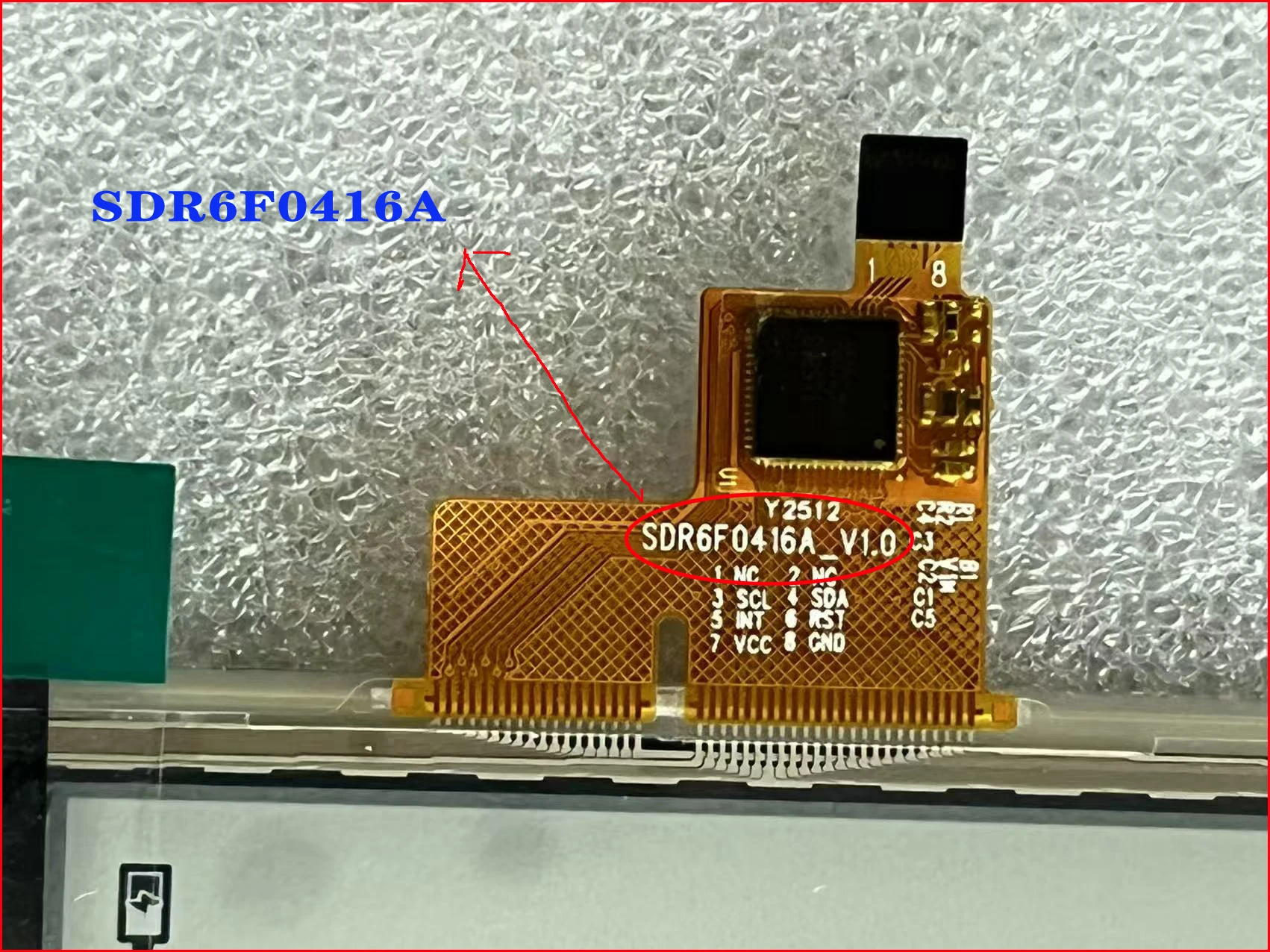 Tela eink Poke5s poke6s lcd 300ppi SDR6F0416A de 6 polegadas