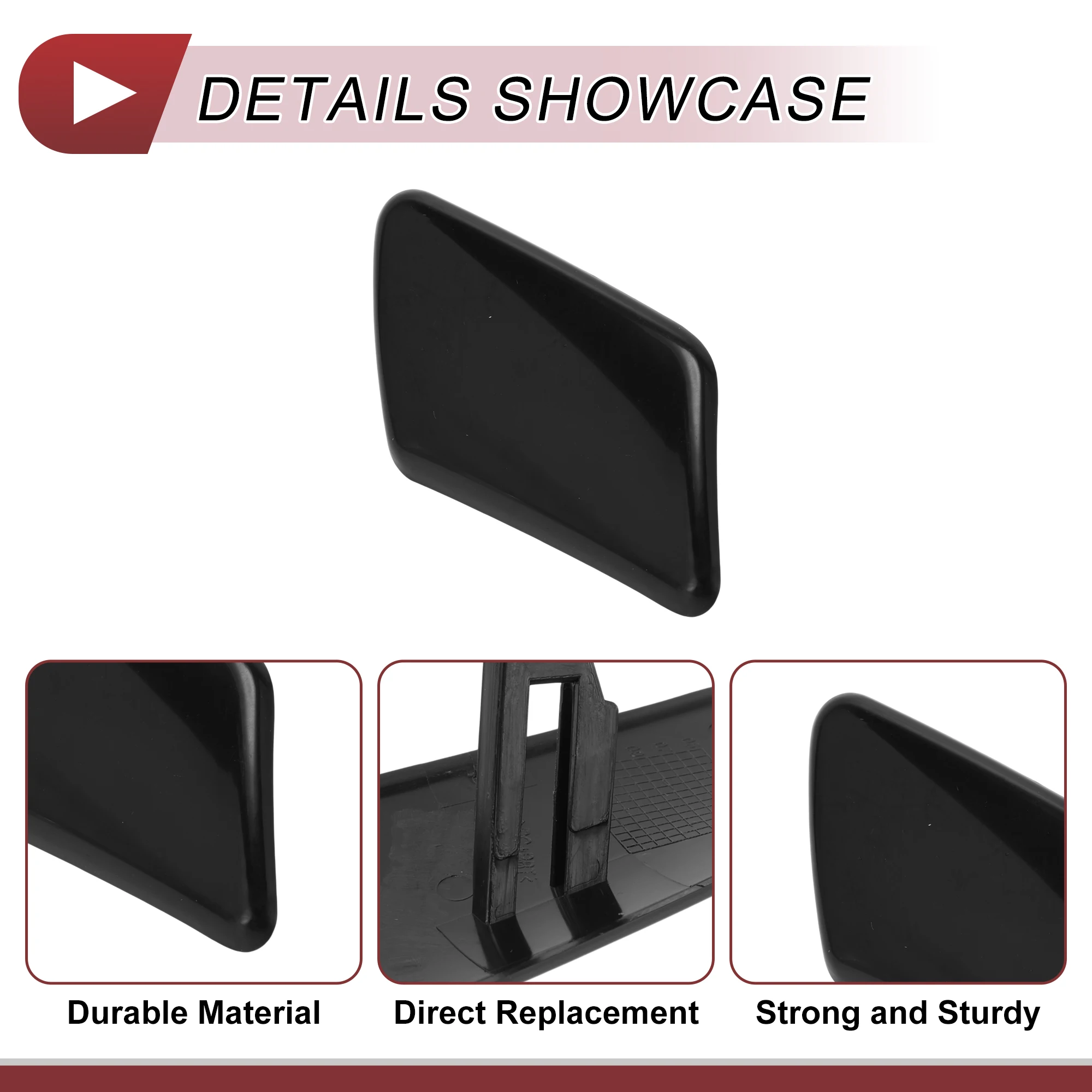 UXCELL غطاء فوهة المصد الأمامي الأيمن رقم 30655934 لفولفو C30 08-10 1 قطعة #4