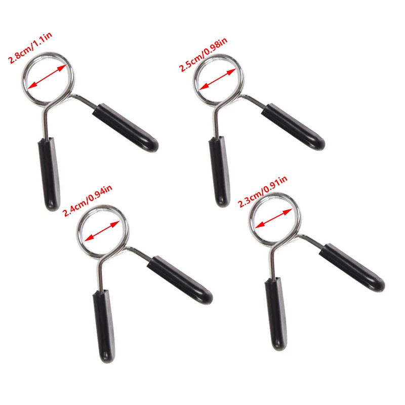 Abrazadera de barra de alta calidad, Clip de Collar de resorte, bloqueo de mancuernas para gimnasio, Kit de levantamiento de pesas estándar, entrenamiento de culturismo y Fitness