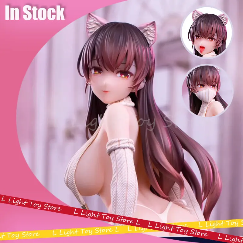 

Original 1/6 Super Nova Kitada Ryuuma Cat-Eared Small Fang-Chan Figure Suspender Sweater Beautiful Girl Stand Sexy Doll Customiz