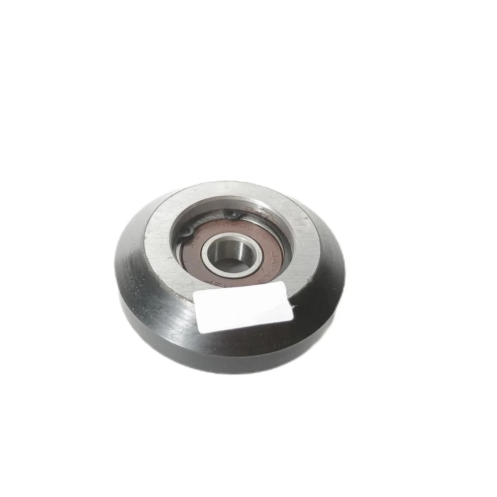 

50*18*6000 Lift Parts Elevator High-speed Rolling Guide Shoe Wheel Roller OD 50mm W 18mm Contact W 7mm ID 10mm Bearing 6000DU