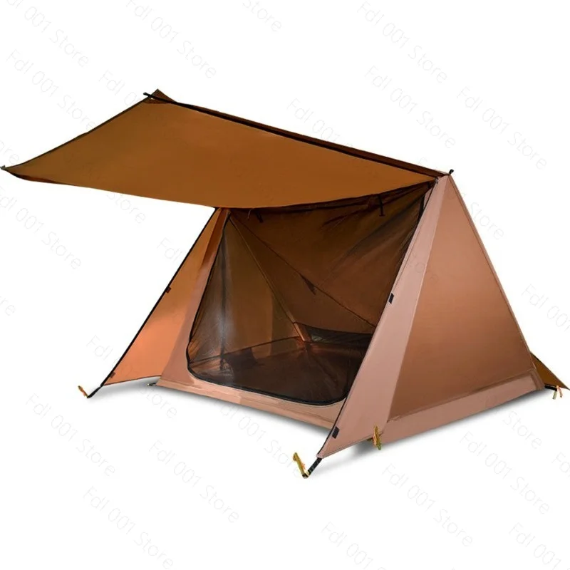 Two Person Shelter Tent Rainproof Hiking Camping Gear Outdoor Mountaineering Camping Supplies