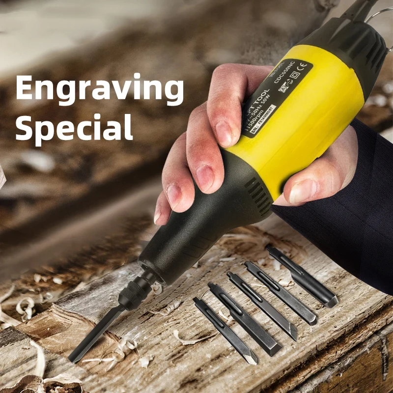 

Electric Woodworking Carving Knife - Wood Carving Tools Woodworking Carving Machine Chisel Knife for DIY Bonsai Carving