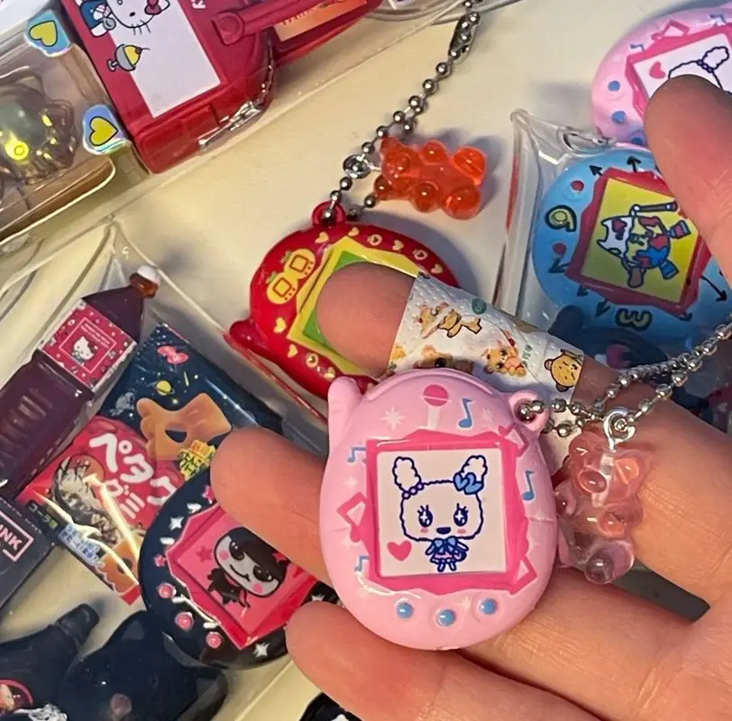 Tamagotchi Keychain Pendant Miniature Toy Gashapon Gift