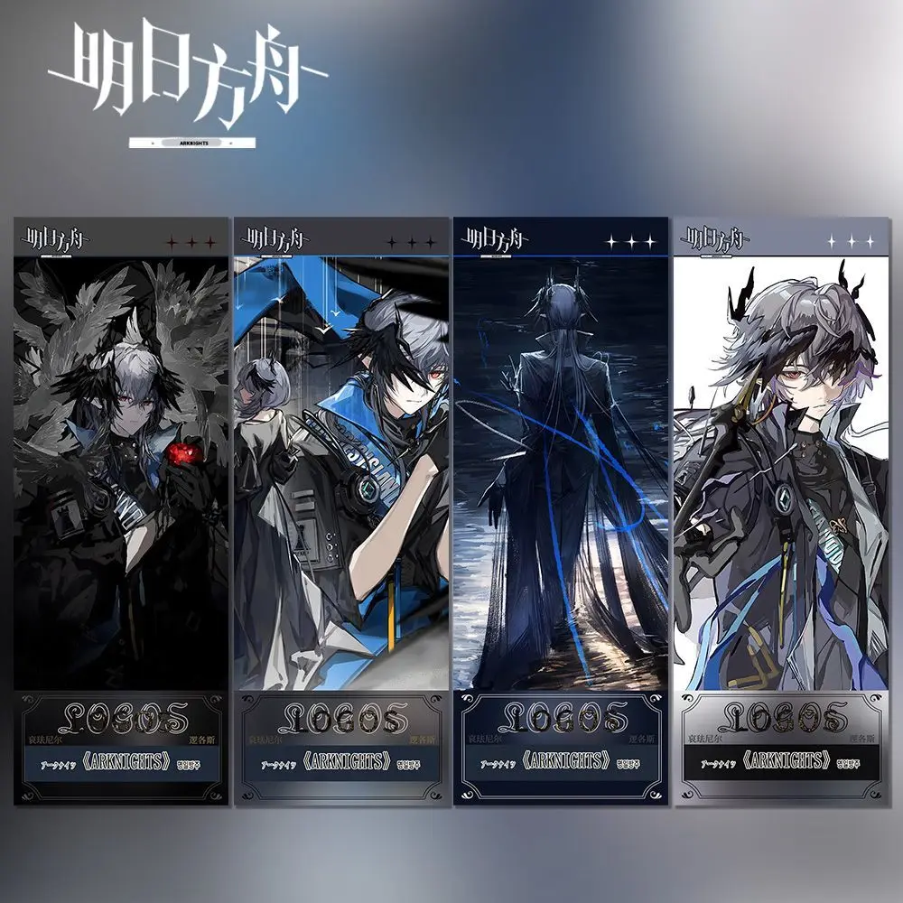 2025 新アニメ Arknights ロゴレーザーチケット写真スタブ絶妙なブックマークカードコレクション誕生日プレゼント