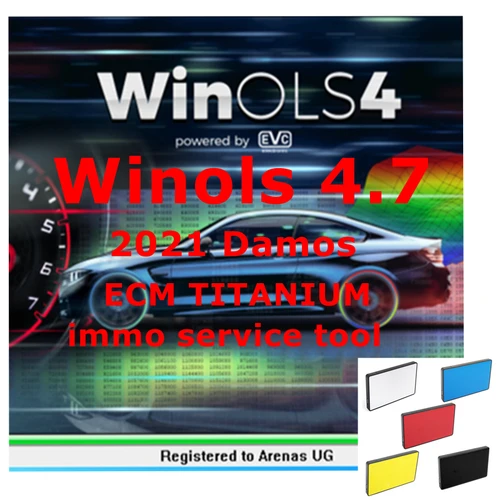 2022 Venta CALIENTE WinOLS 4.7 Con Plugins + 2021 Damos + ECM TITANIO + herramienta de servicio immo v1.2 Software de reparación de automóviles de todos los datos