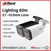 Dahua WizSense 4MP 8MP Full Color Motorized Zoom Lens Camera Smart Light Camera With Microphone HFW2449T-ZAS-IL HFW2849T-ZAS-IL