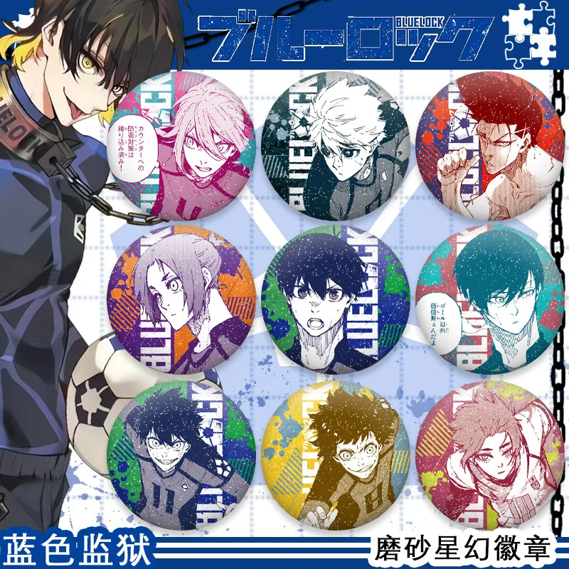 Insignia de Blue Lock, Charm Acrílico, Mercancía de Anime, Colección de Fan Art de Seiichi Isagi, Yoichi Bachira, Renji Kunigami, Regalos para Otakus