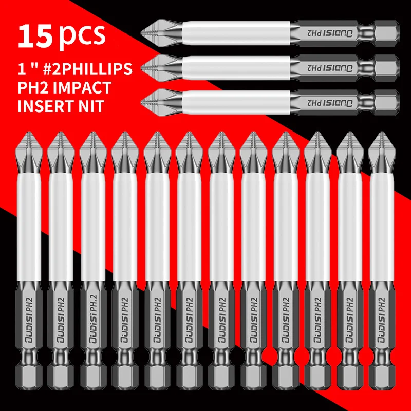 70mm/2.9 Inch Phillips Impact Screwdriver Bit: Perfect for Plastic, Wood, and Metal Projects in Home, Office, and Factory!