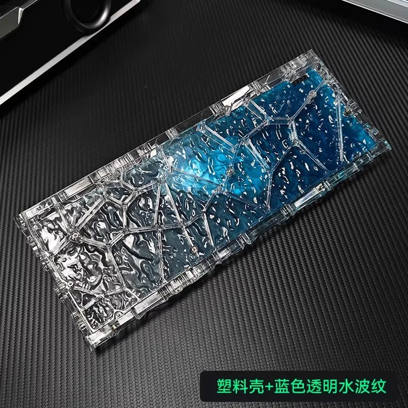 

Полый корпус для клавиатуры Holy60, настраиваемый пластиковый корпус, белый прозрачный защитный чехол для механических клавиатур и аксессуаров