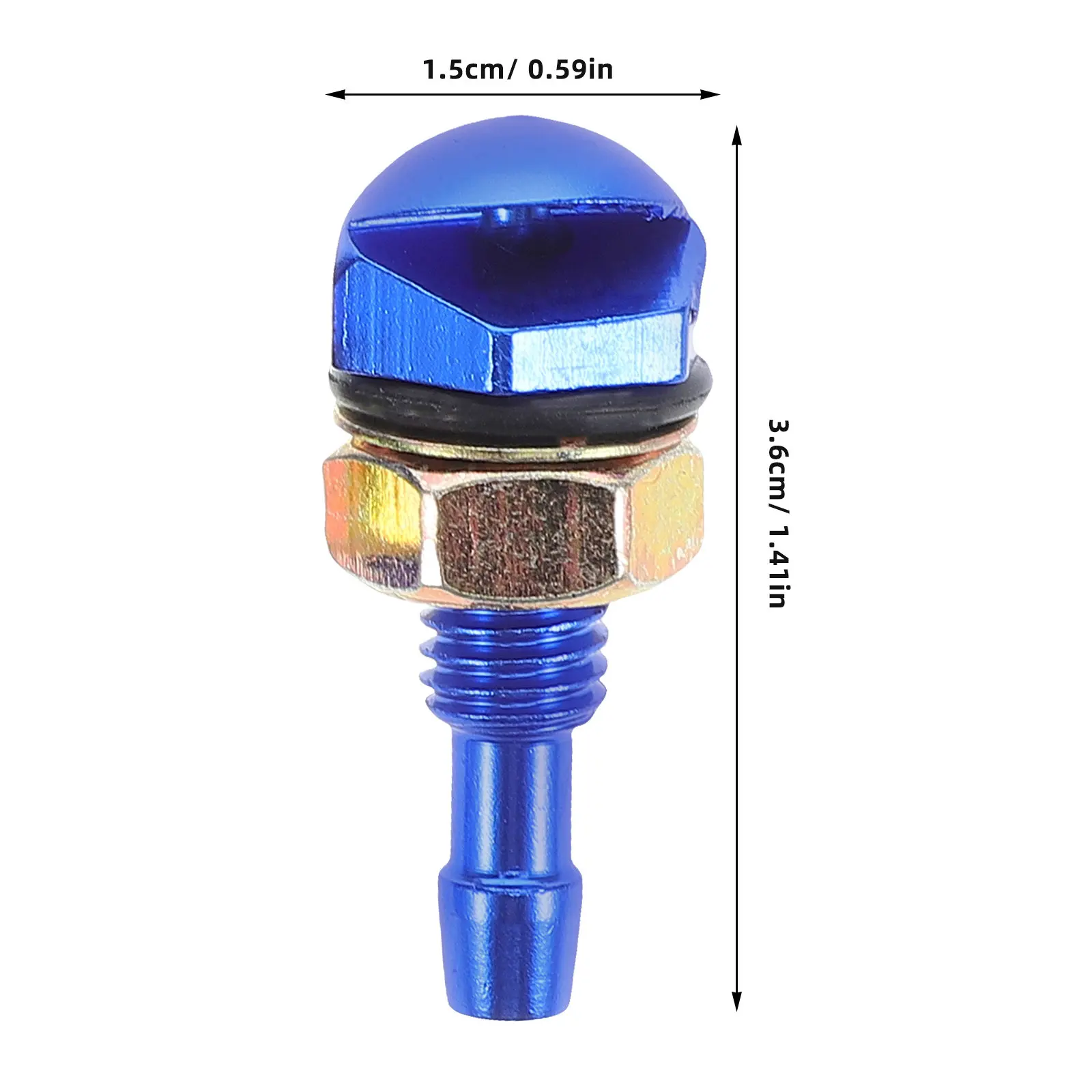 1Pair Windshield Washer Spray Nozzles Universal High-Strength Front Windshield Wiper Nozzle Replacement Washer Parts