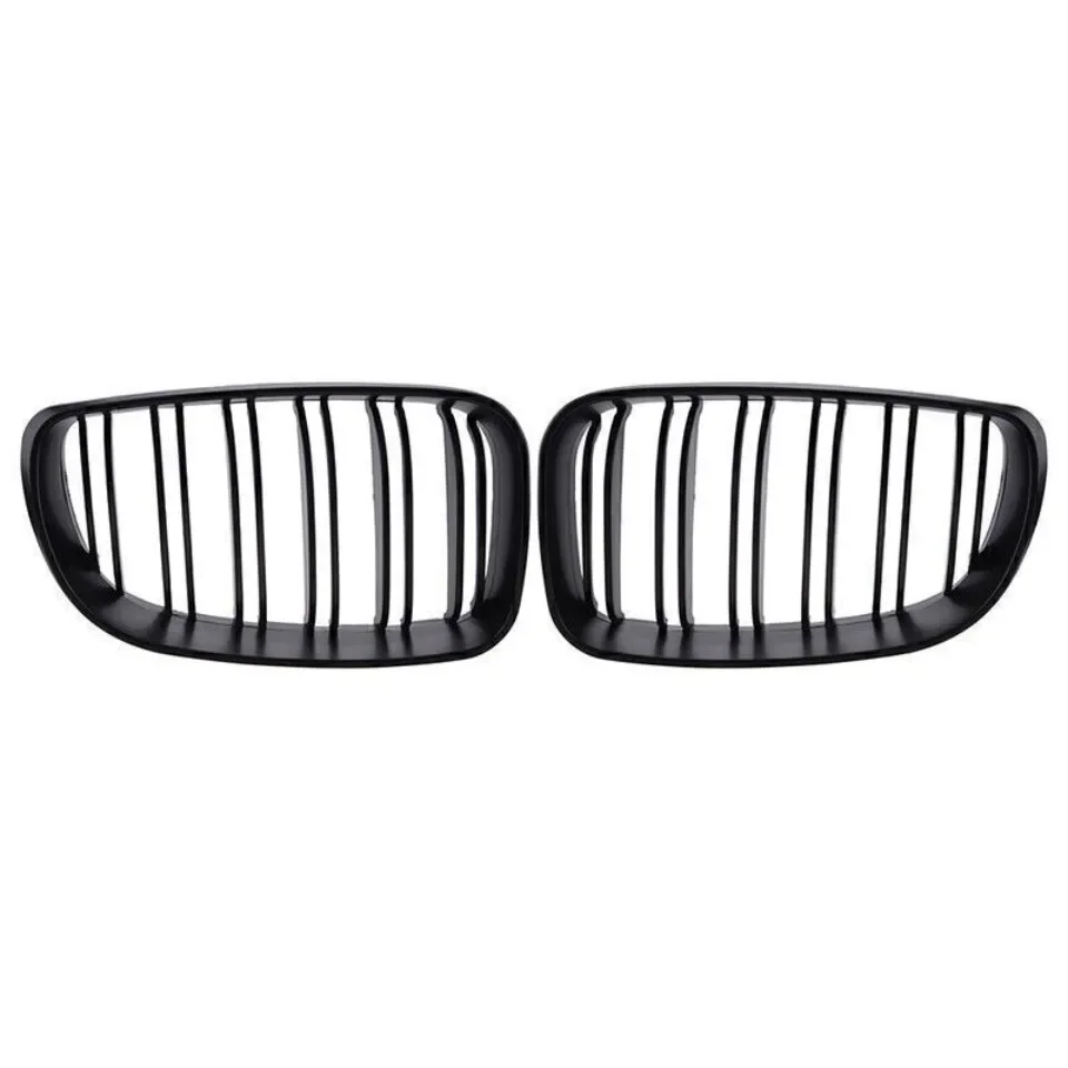 Für bmw e81 e87 e82 e88 128i 130i 135i Auto Front stoßstange Nieren gitter Renn gitter Gitter glänzend schwarz Doppel latten Grill 07-11 – Detail 2