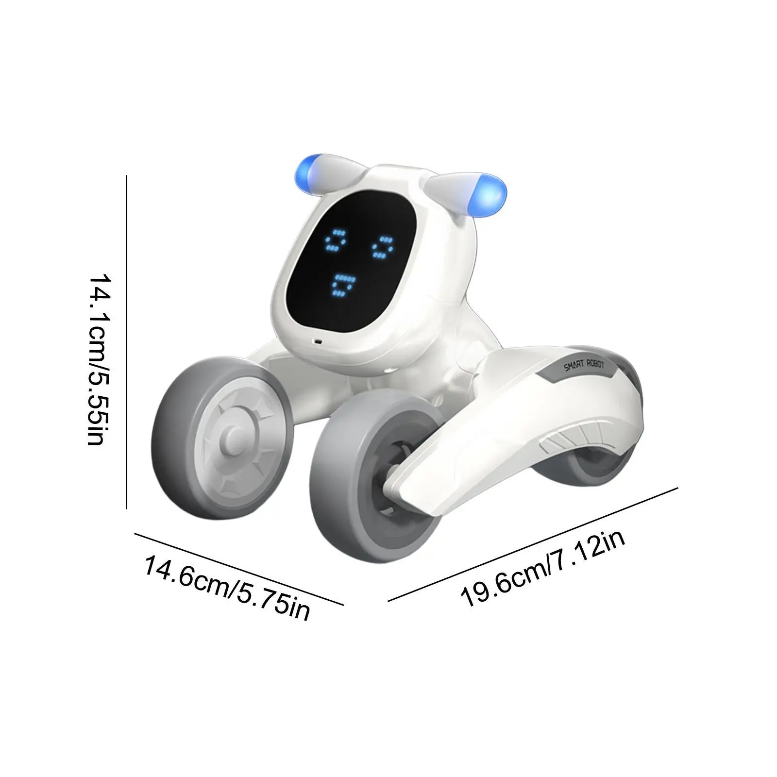 Cão Mecânico Elétrico Interativo, Controle Remoto Brinquedo Filhote de Cachorro, Robô RC, Educacional, Apto para Adolescentes, Adultos, Meninos, Presentes de Férias