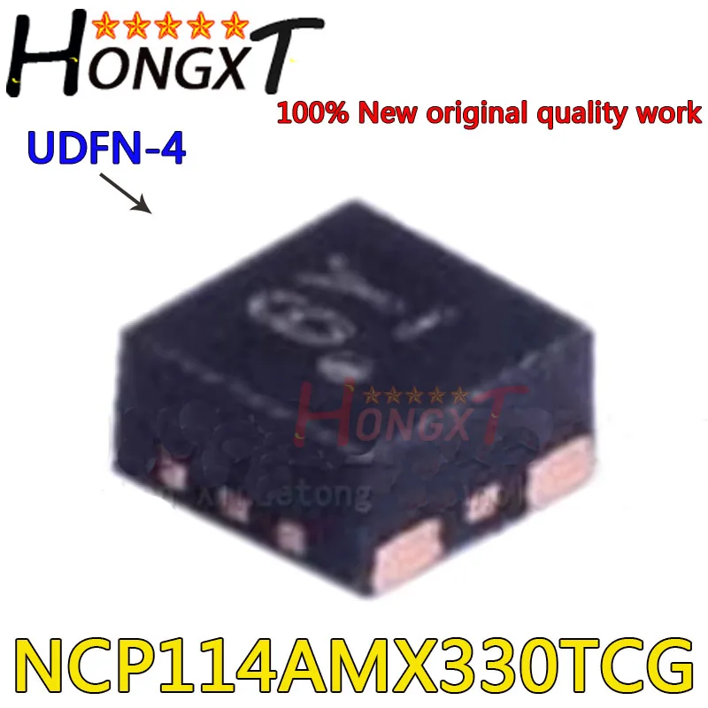 (10piece) 100% New NCP114AMX330TCG BY UDFN-4 Chipset