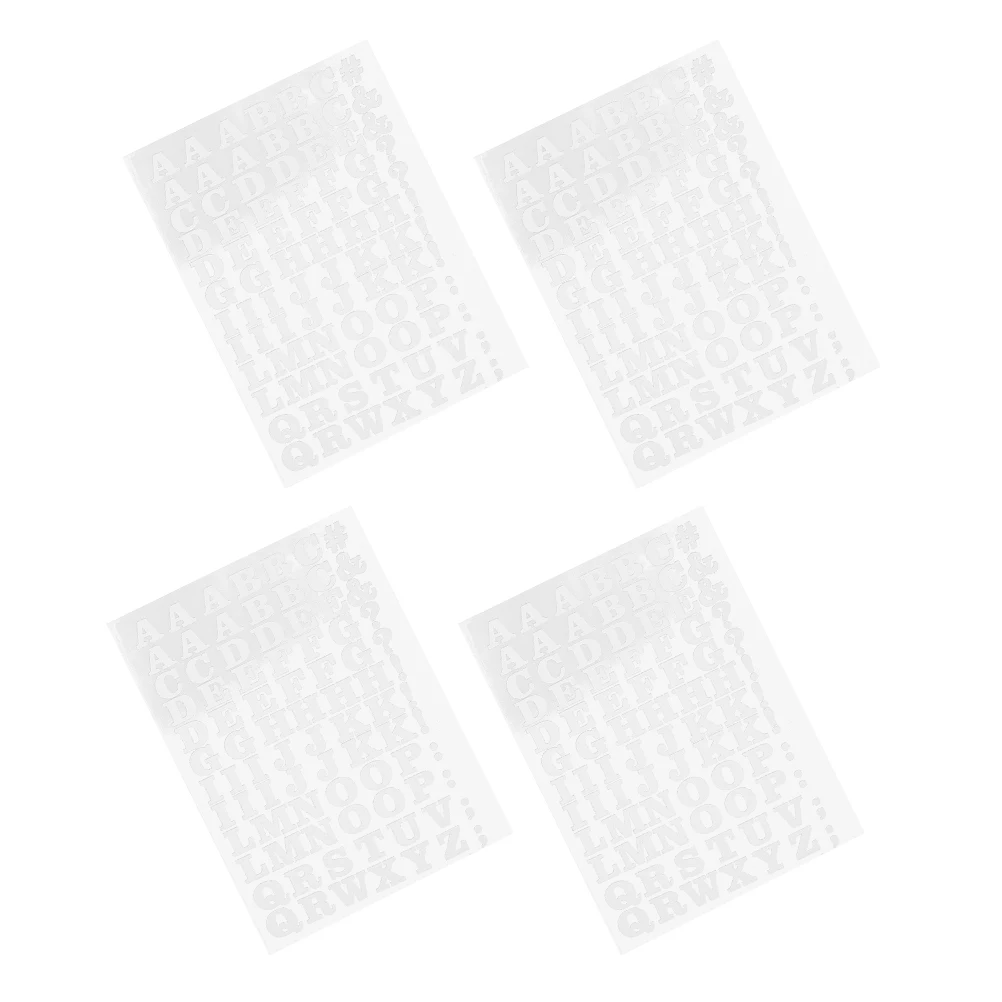 4 قطعة الحديد على الحروف نقل الحرارة الفينيل الأبجدية الرموز ملصقات DIY بها بنفسك الملابس تي شيرت النسيج الديكور يزين #2