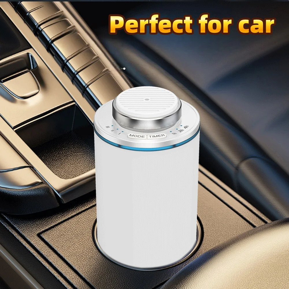 ناشر رائحة الزيوت العطرية بالموجات فوق الصوتية بدون ماء من النوع c مع زيت 200 مل لغرفة النوم والمرحاض والمنتجعات الصحية 100cbm #2