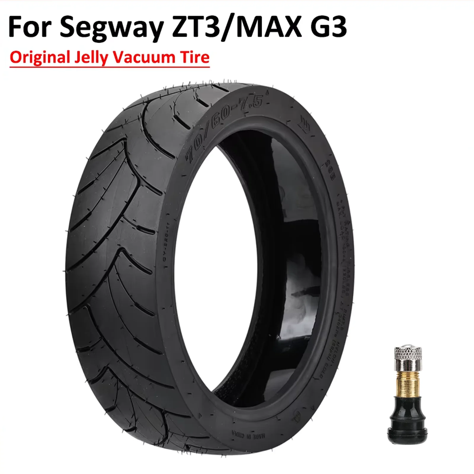 الأصلي هلام فراغ الإطارات ل Segway MAX G3 سكوتر كهربائي ZT3 عجلة 70/60-7.5 لايحتاج أجزاء الشفاء الذاتي