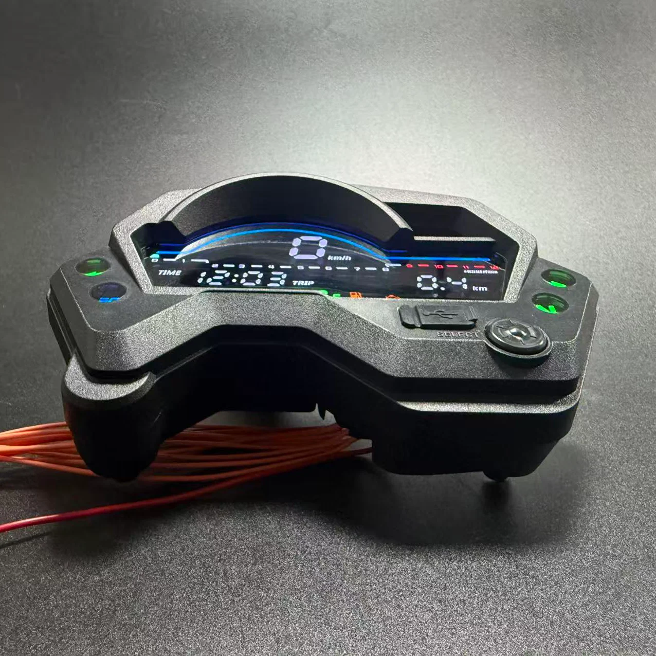New LED Motorcycle Parts Speedometer Moto Digital Display