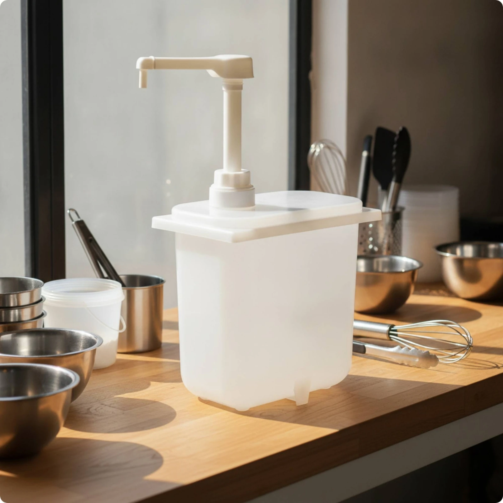 Hand Pump Dispenser Translucen - огляд і ціна Home Barista