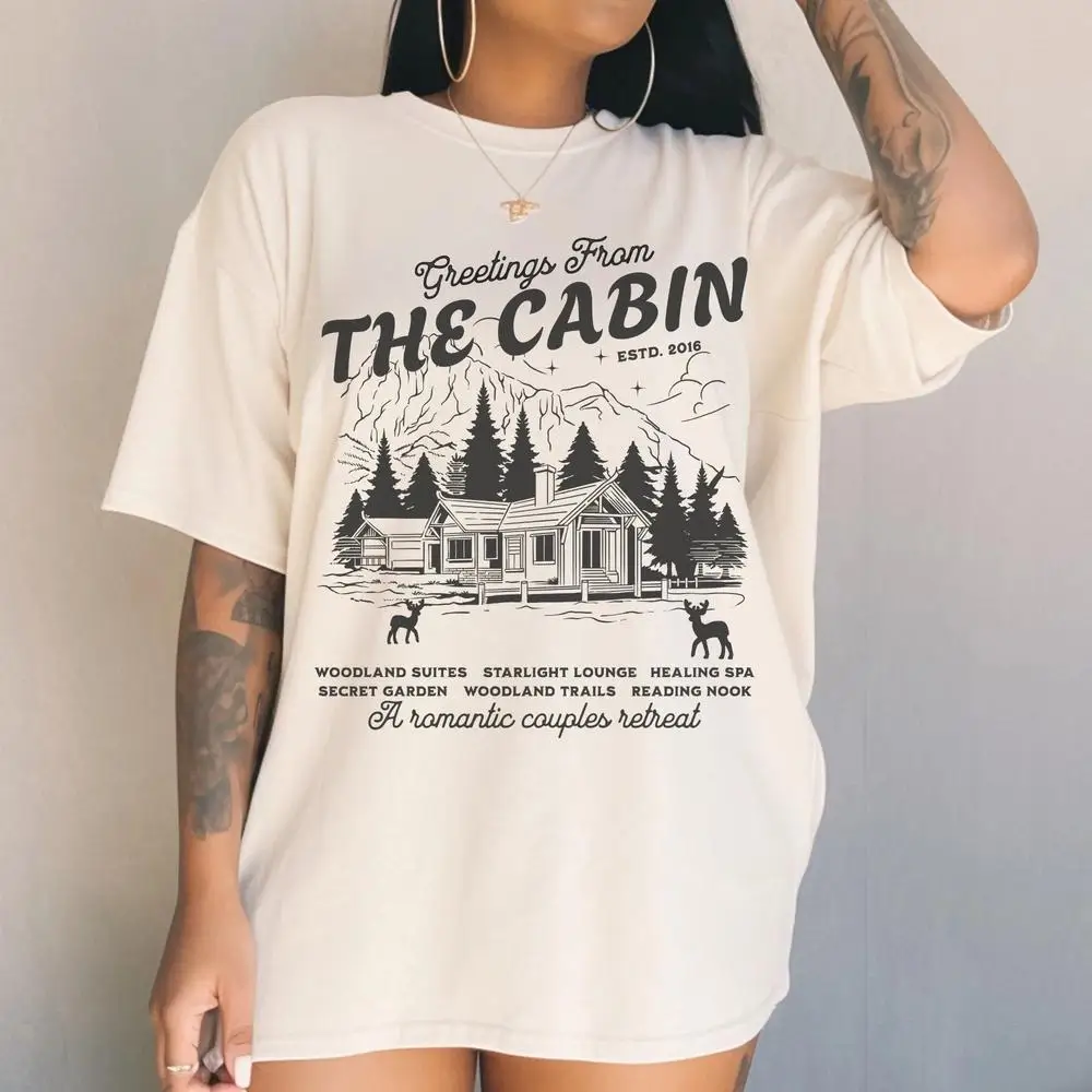 تي شيرت نسائي قطني قميص ممثل المقصورة قميص مرخص SJM Merch قميص Crescent City Merch تي شيرت Rhysand Feyre Romantasy Book Tshirt