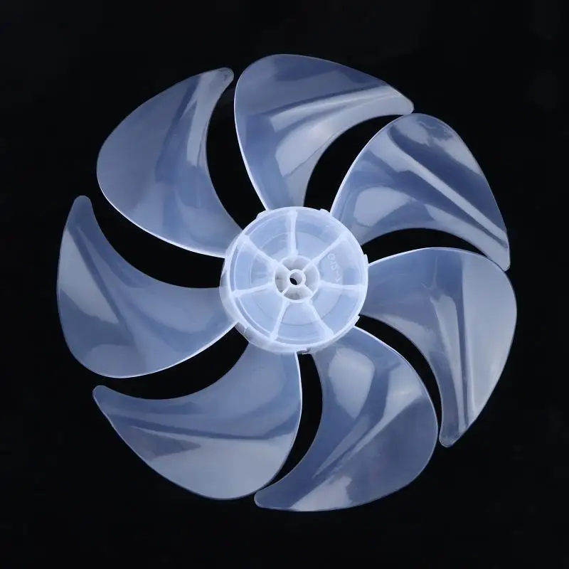 Replacement Pedestal Fan Blades 12 Inch 7 Leaves Universal Electric Parts For Floor Desk Wall Fan Office Home